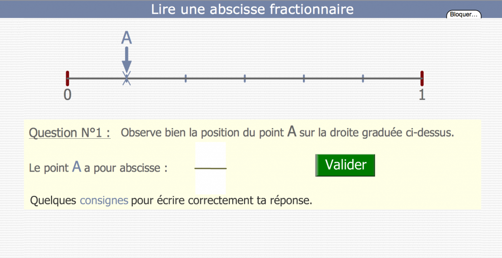 Exercice Placer Des Fractions Sur Une Droite Graduée Cm2