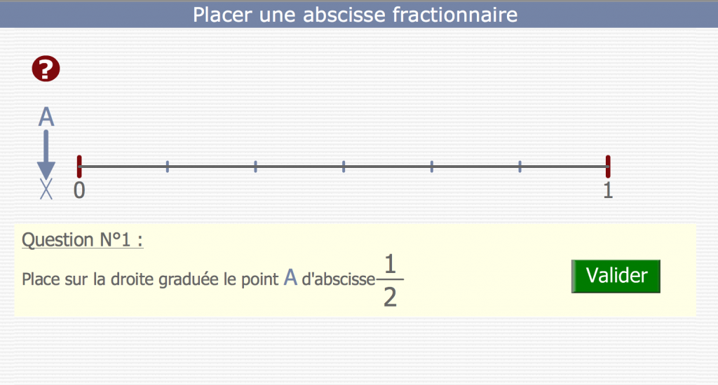 Placer Une Fraction Sur Une Droite Graduée Exercices Cm2
